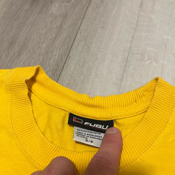 Y2K FUBU Yellow Surf 05 Floral Tank Size Small - Picture 6 of 9